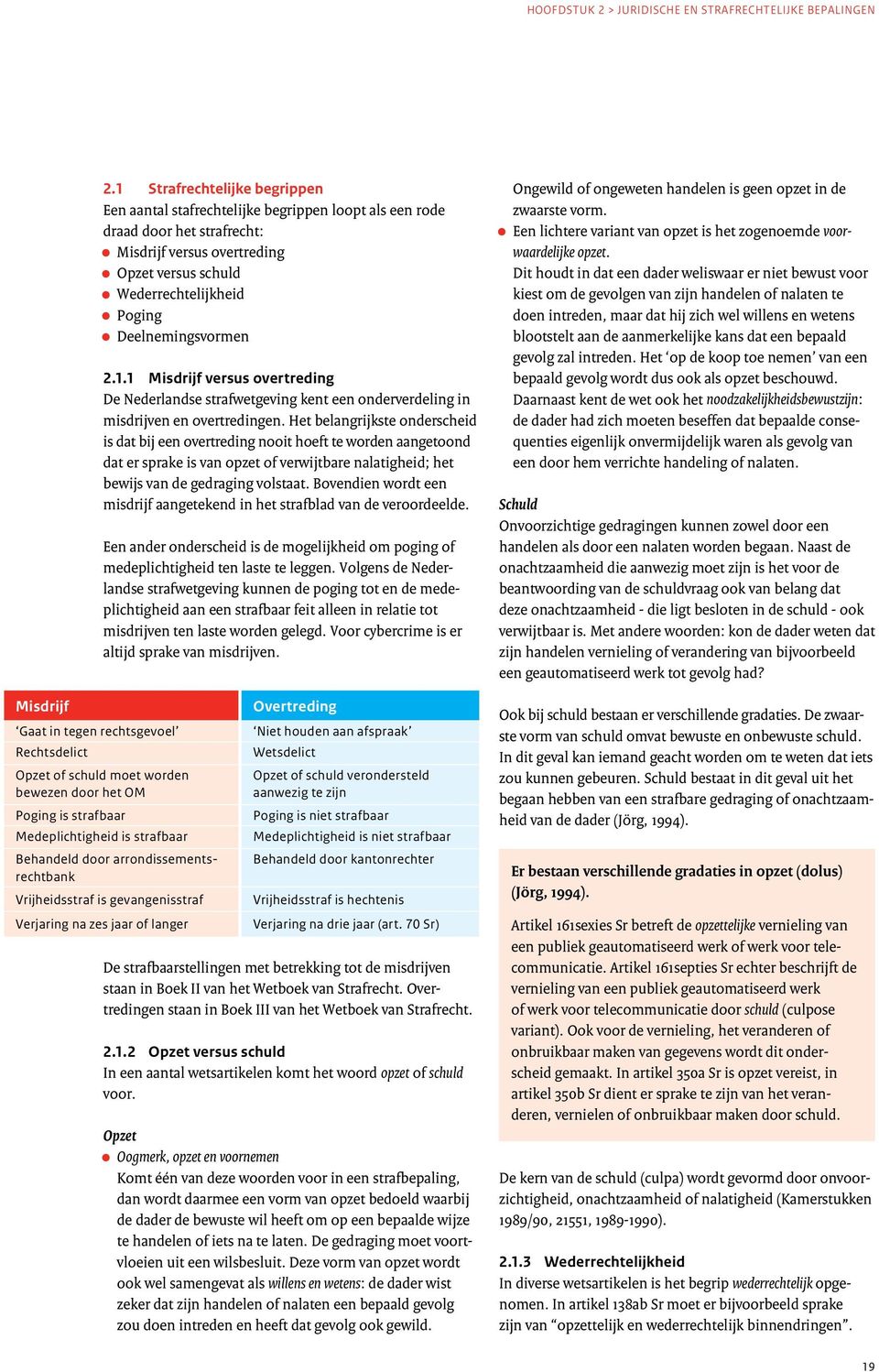 Deelnemingsvormen 2.1.1 Misdrijf versus overtreding De Nederlandse strafwetgeving kent een onderverdeling in misdrijven en overtredingen.