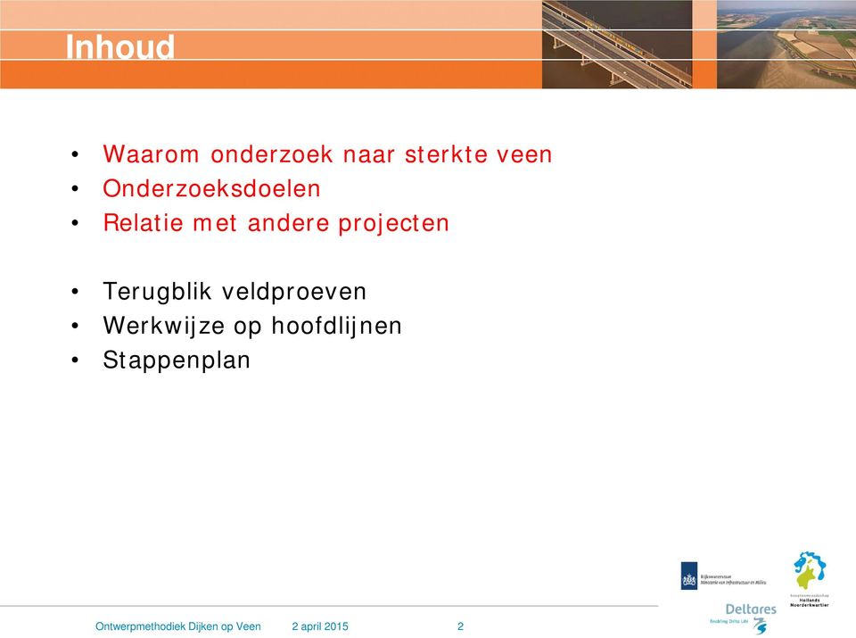 projecten Terugblik veldproeven