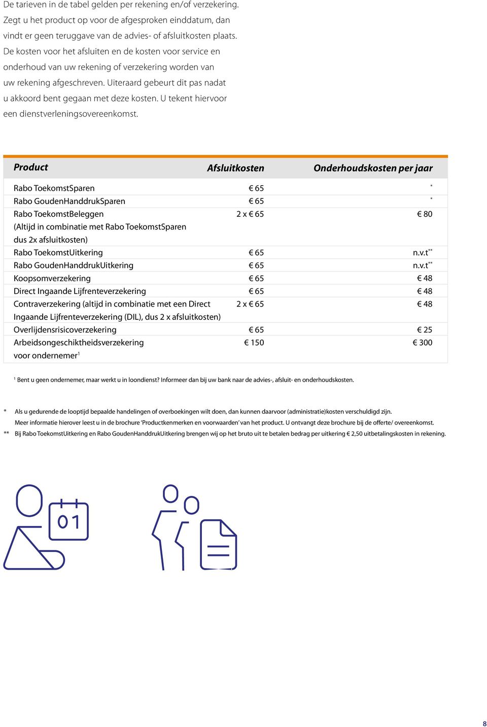 Uiteraard gebeurt dit pas nadat u akkoord bent gegaan met deze kosten. U tekent hiervoor een dienstverleningsovereenkomst.