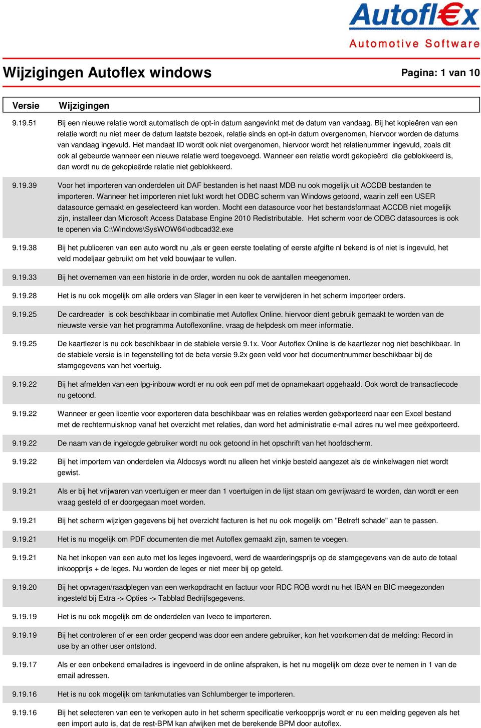 Het mandaat ID wordt ook niet overgenomen, hiervoor wordt het relatienummer ingevuld, zoals dit ook al gebeurde wanneer een nieuwe relatie werd toegevoegd.