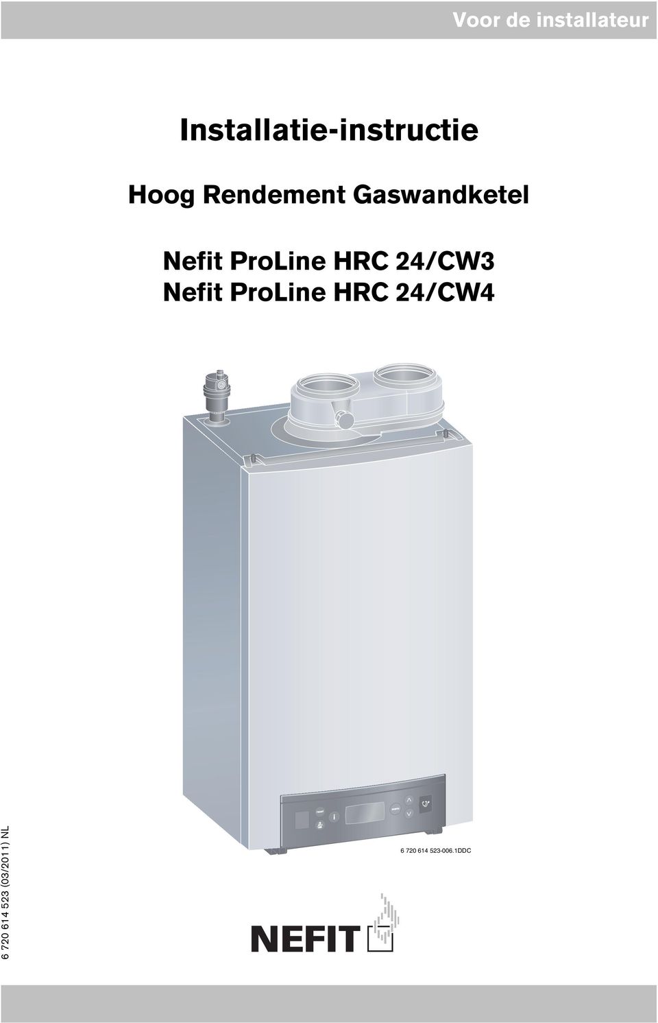 Gaswandketel Nefit ProLine HRC 24/CW3