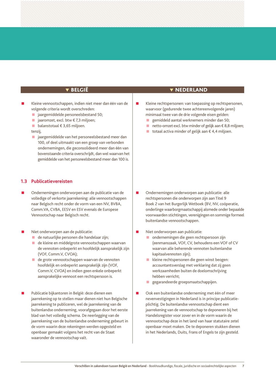 tenzij, jaargemiddelde van het personeelsbestand meer dan 100, of deel uitmaakt van een groep van verbonden ondernemingen, die geconsolideerd meer dan één van bovenstaande criteria overschrijdt, dan