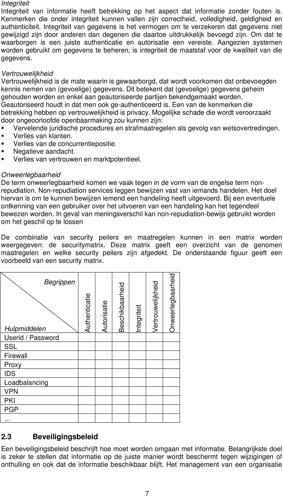 Integriteit van gegevens is het vermogen om te verzekeren dat gegevens niet gewijzigd zijn door anderen dan degenen die daartoe uitdrukkelijk bevoegd zijn.