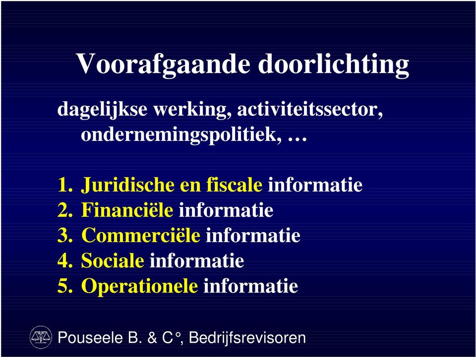 Juridische en fiscale informatie 2.