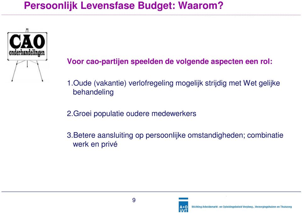 Oude (vakantie) verlofregeling mogelijk strijdig met Wet gelijke