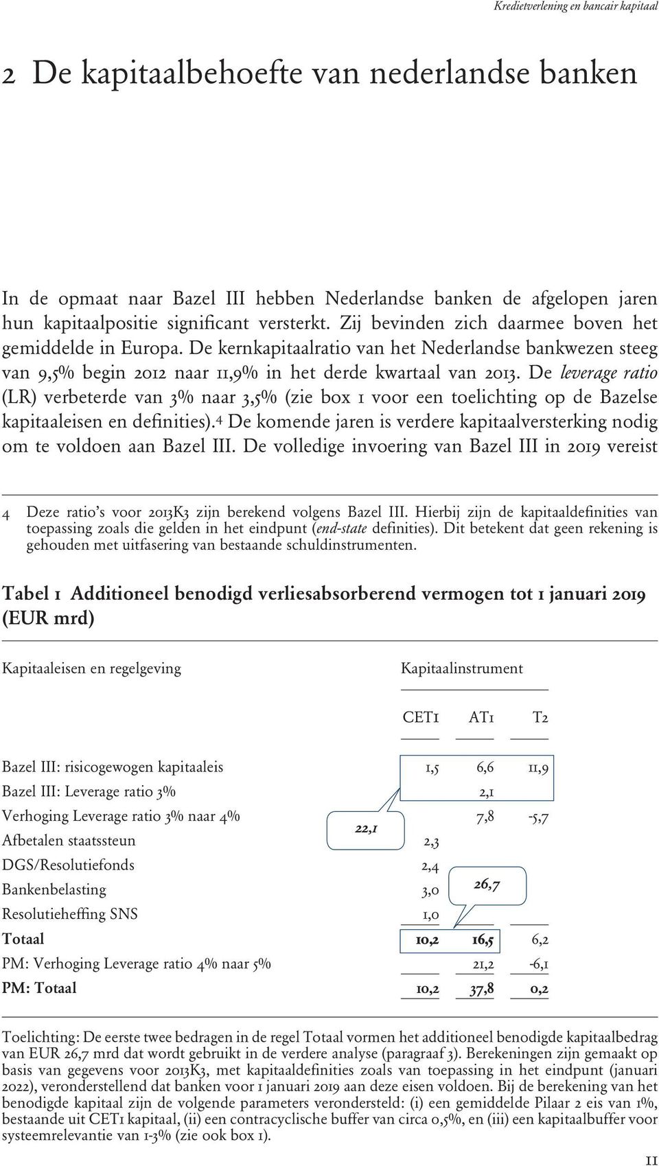 De leverage ratio (LR) verbeterde van 3% naar 3,5% (zie box 1 voor een toelichting op de Bazelse kapitaaleisen en definities).