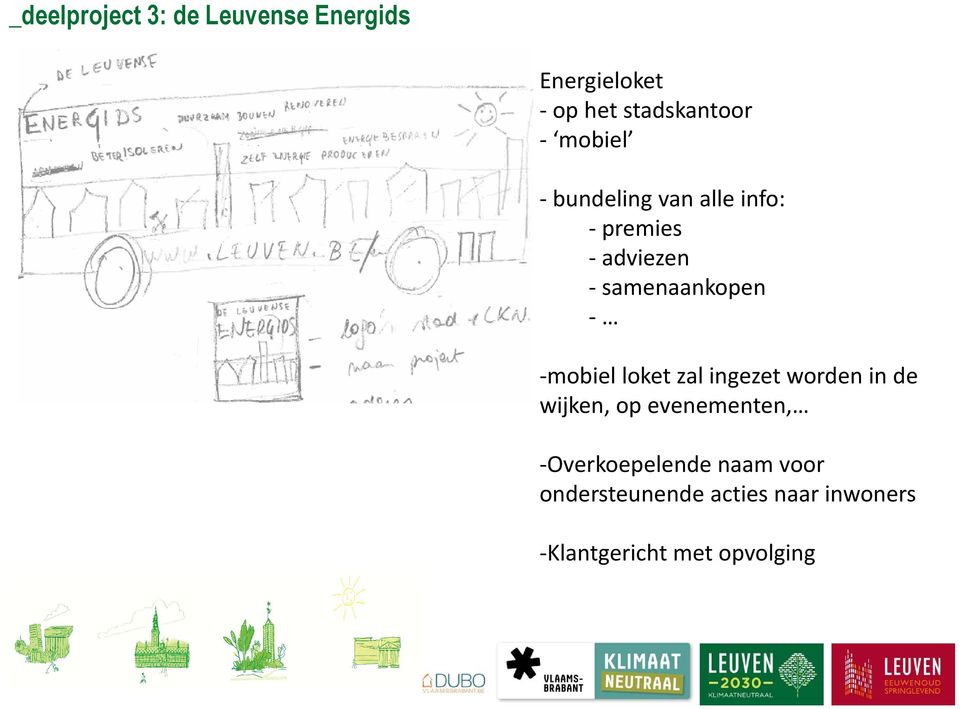 -mobiel loket zal ingezet worden in de wijken, op evenementen,