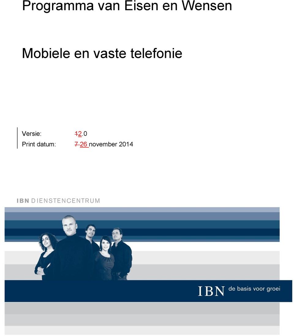 telefonie Versie: 12.