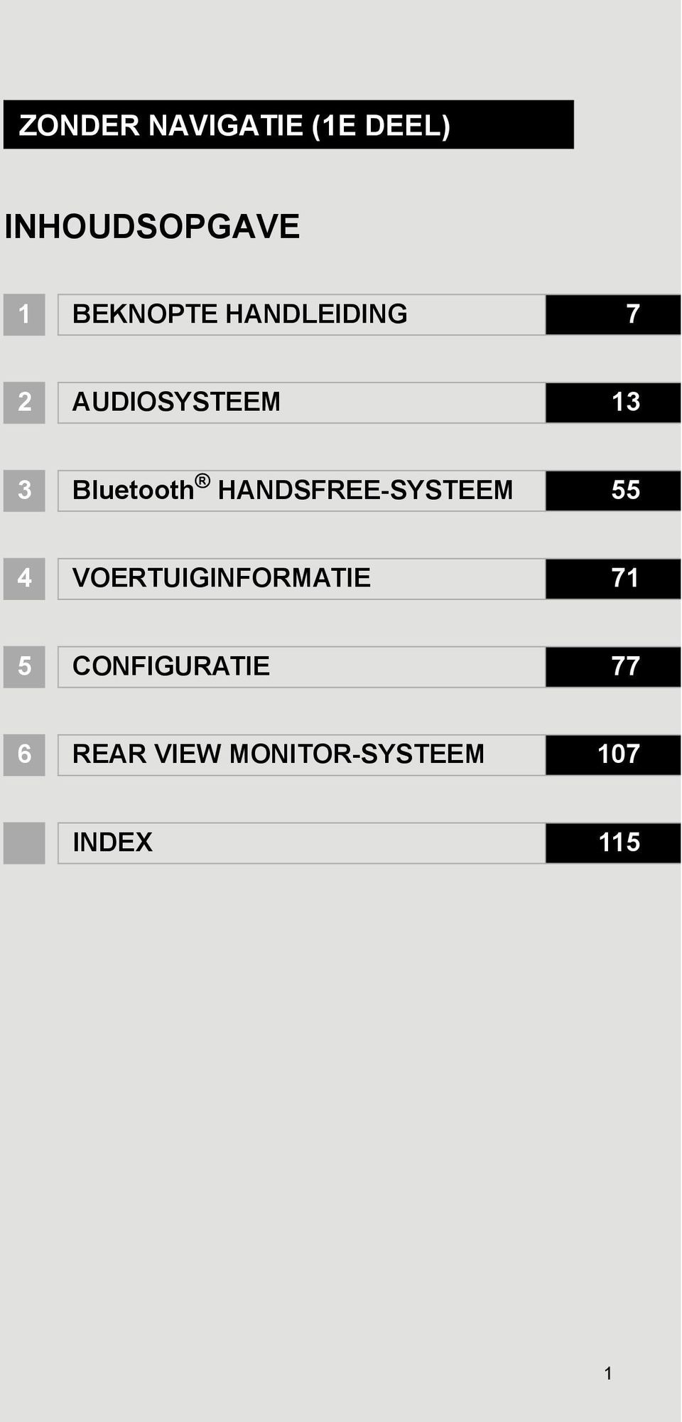 Bluetooth HANDSFREE-SYSTEEM 55 4