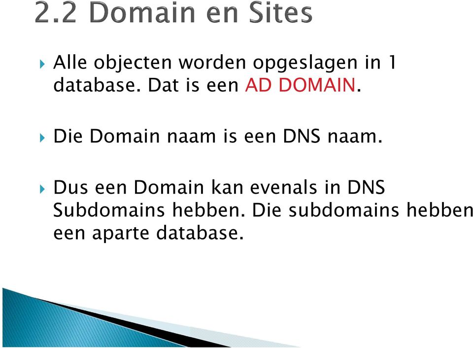 Die Domain naam is een DNS naam.