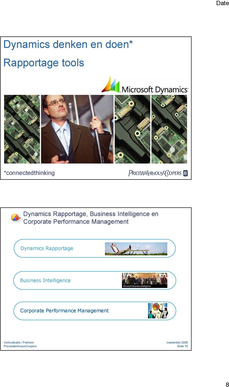 Intelligence en Corporate Performance Management