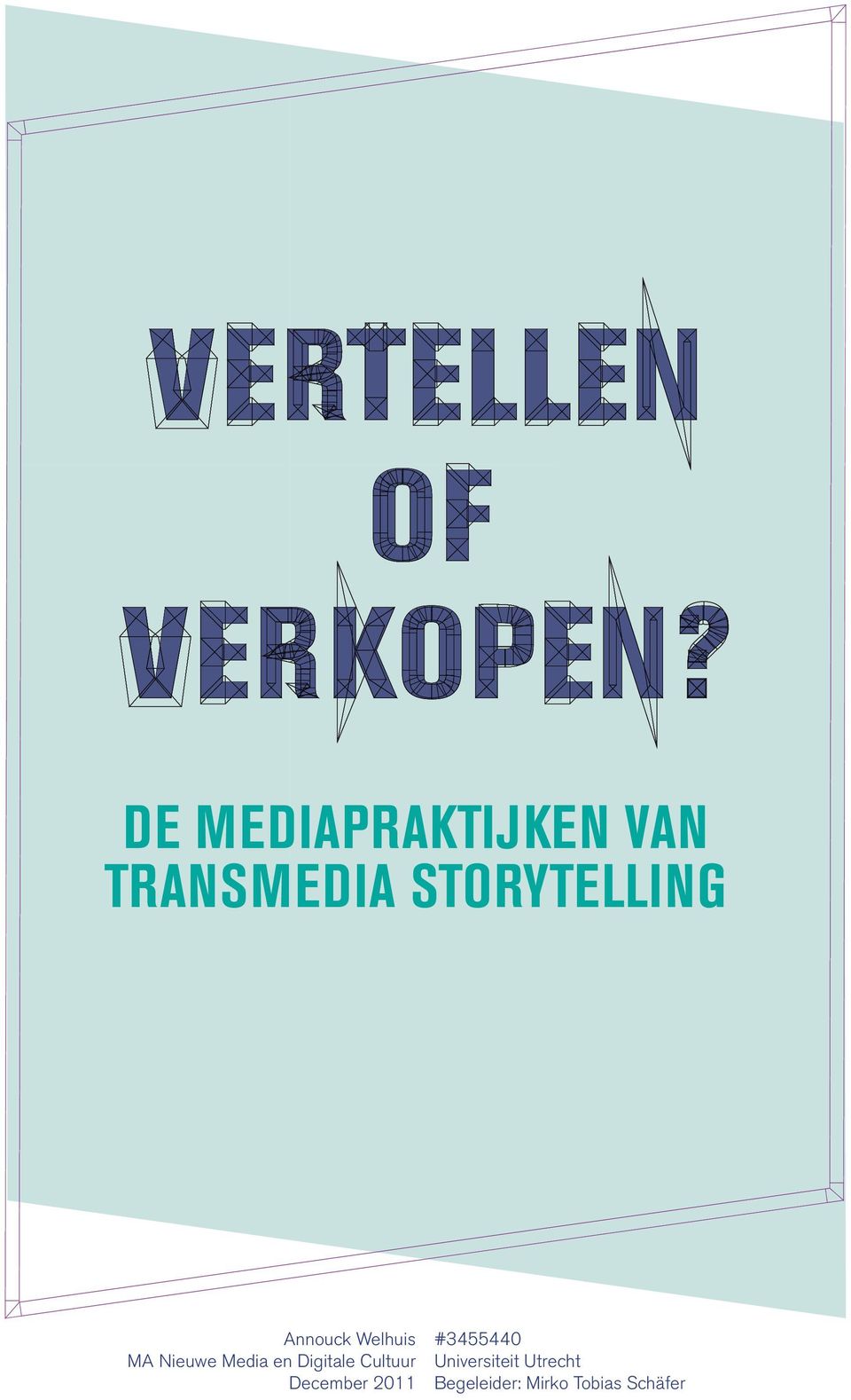 Media en Digitale Cultuur December 2011