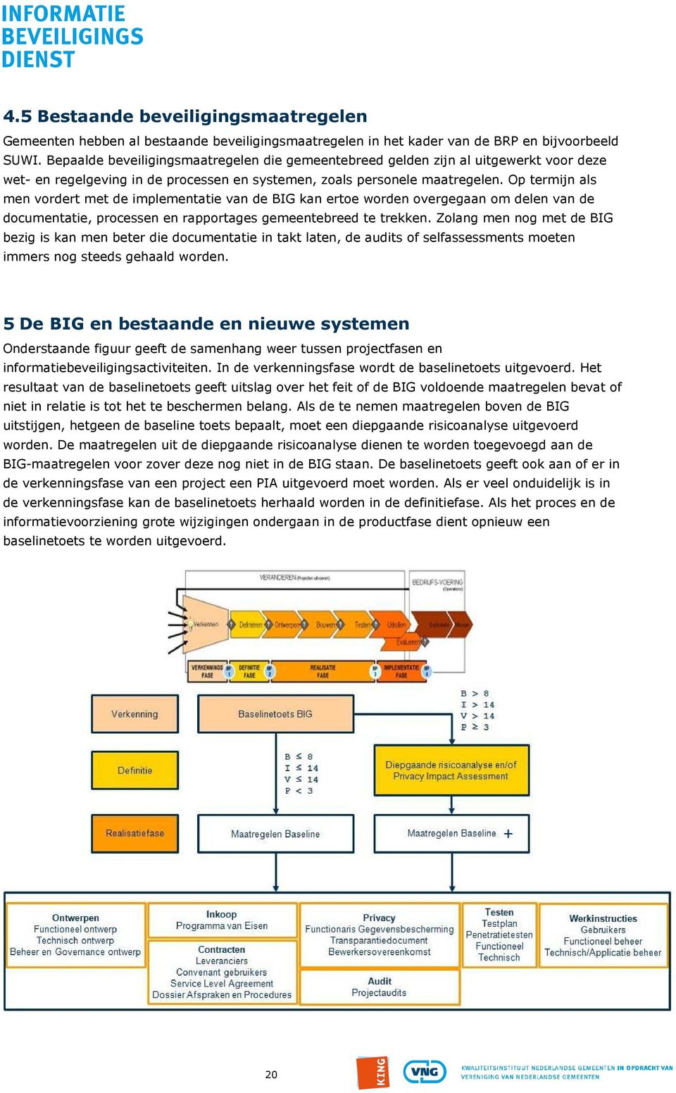 Op termijn als men vordert met de implementatie van de BIG kan ertoe worden overgegaan om delen van de documentatie, processen en rapportages gemeentebreed te trekken.