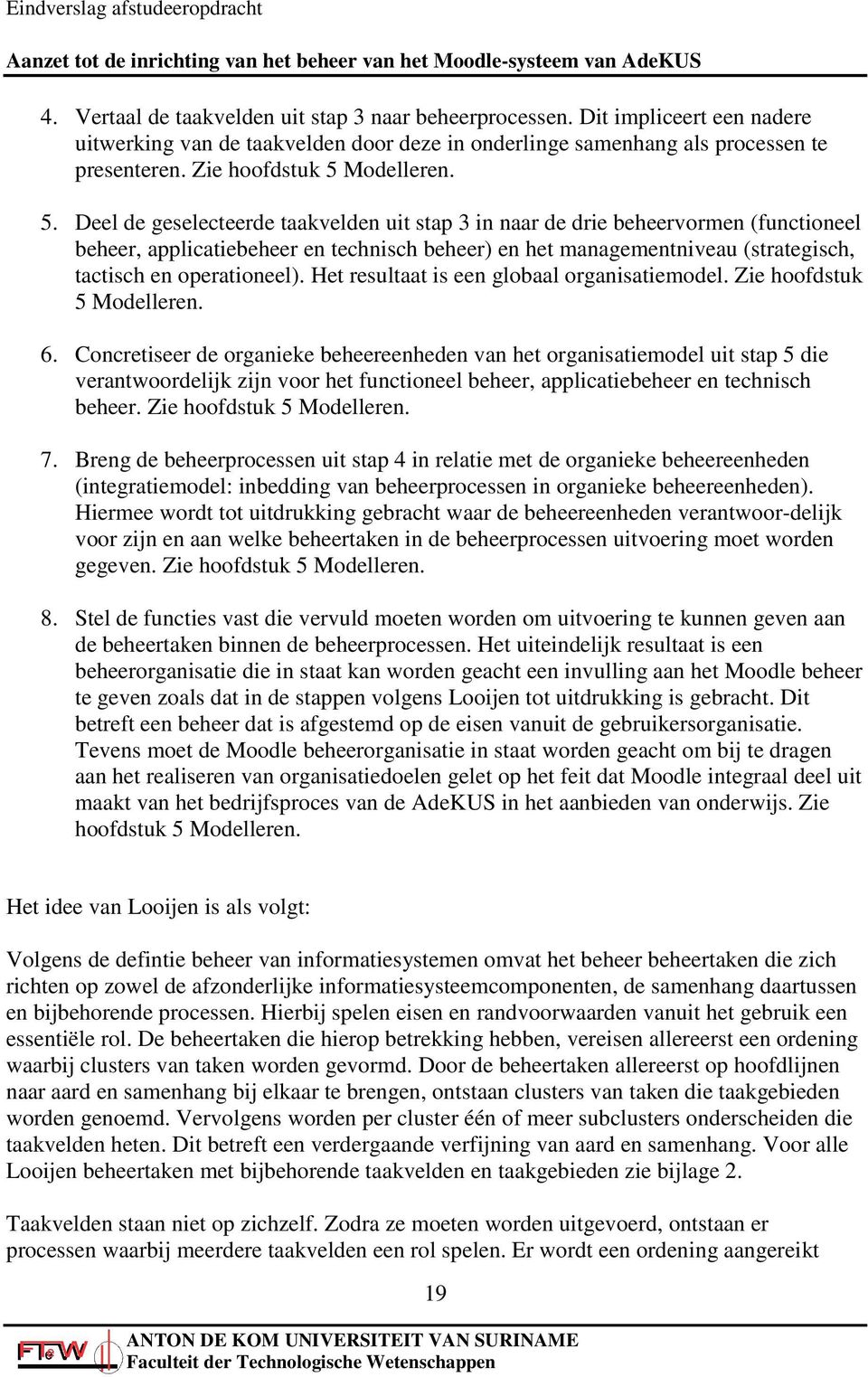 Modelleren. 5.