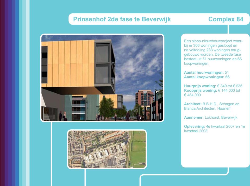 Aantal huurwoningen: 51 Aantal koopwoningen: 66 Huurprijs woning: 349 tot 635 Koopprijs woning: 144.000 tot 484.