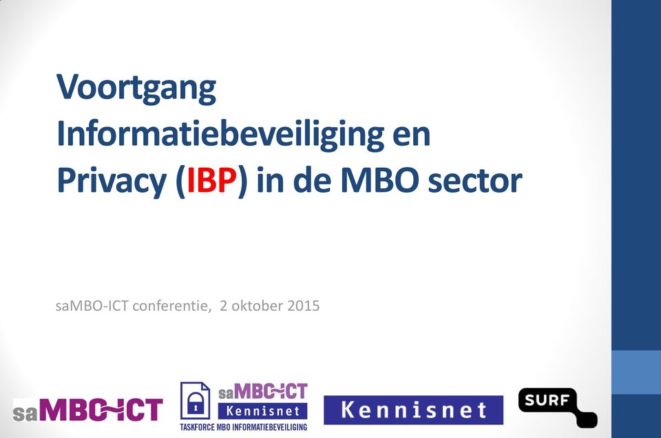 Privacy (IBP) in de MBO
