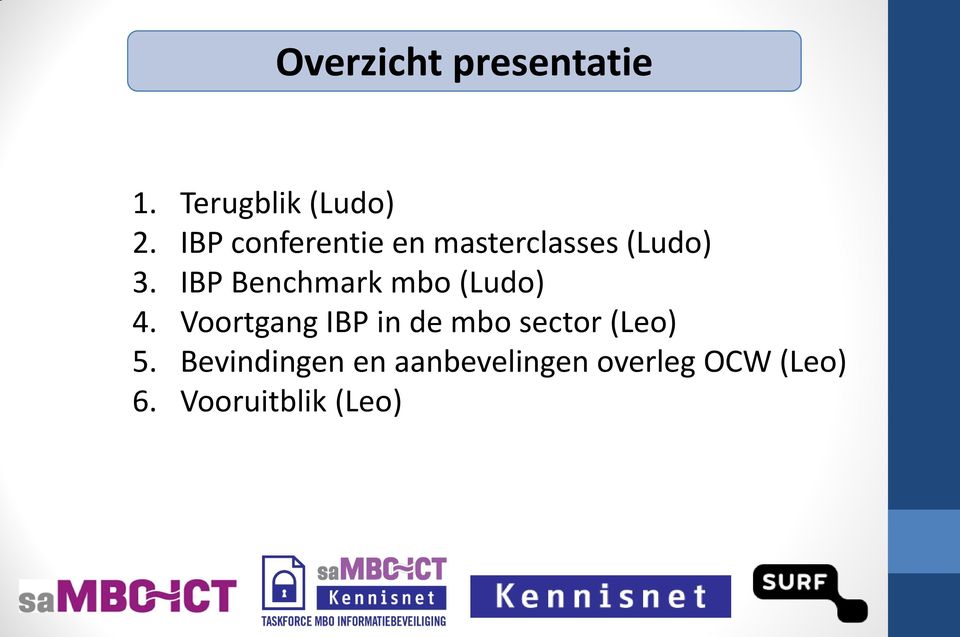 IBP Benchmark mbo (Ludo) 4.