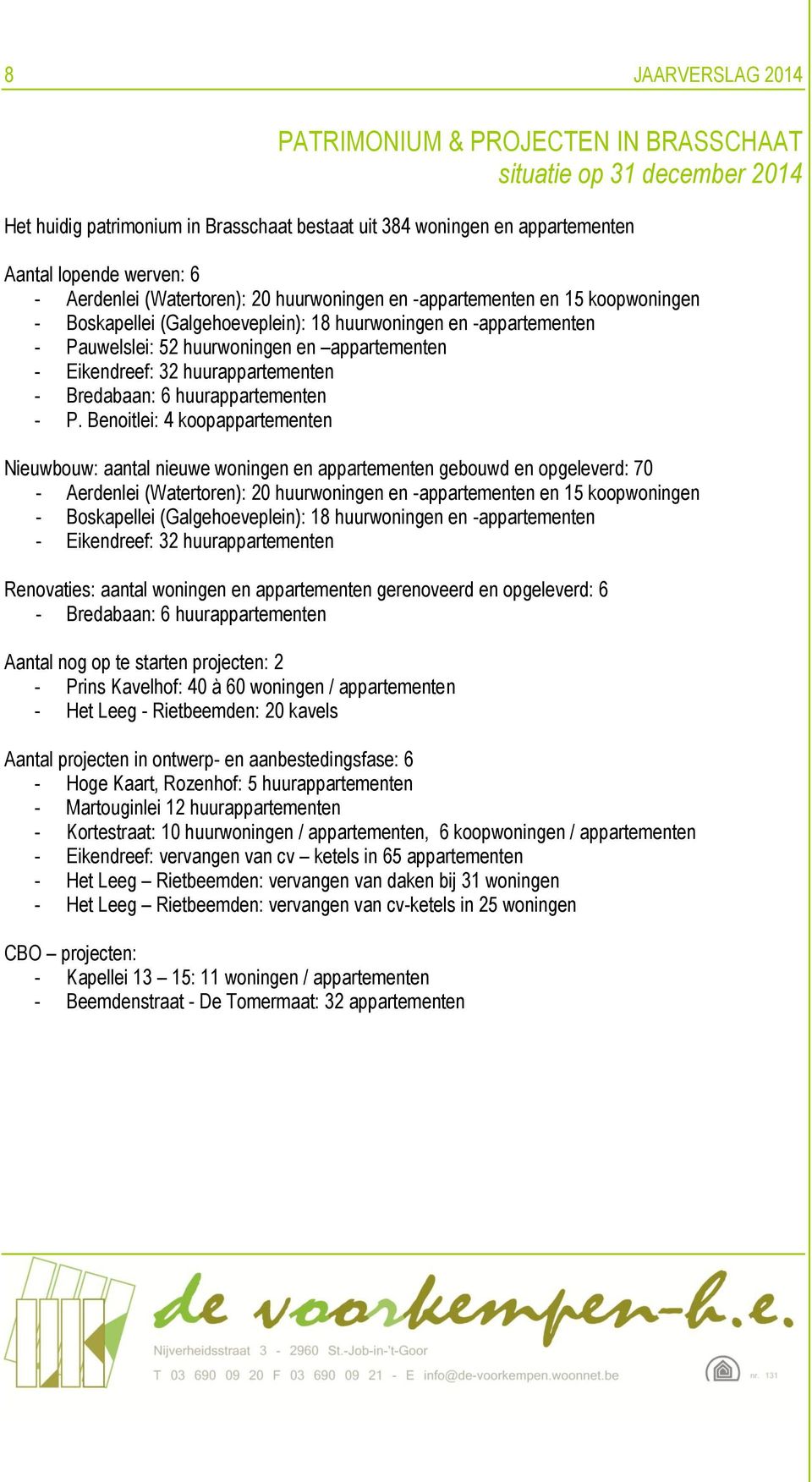 huurappartementen - Bredabaan: 6 huurappartementen - P.