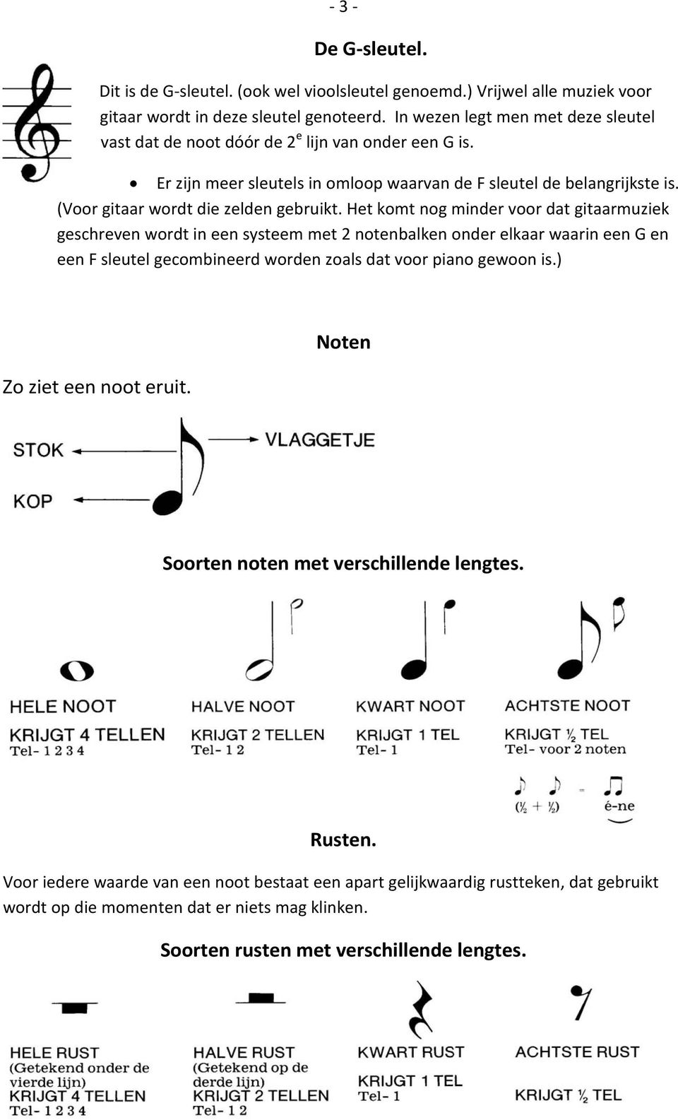 (oor gitaar wordt die zelden gebruikt.