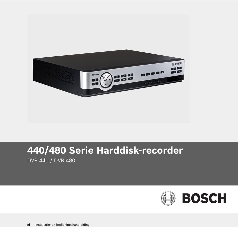 440 / DVR 480 nl