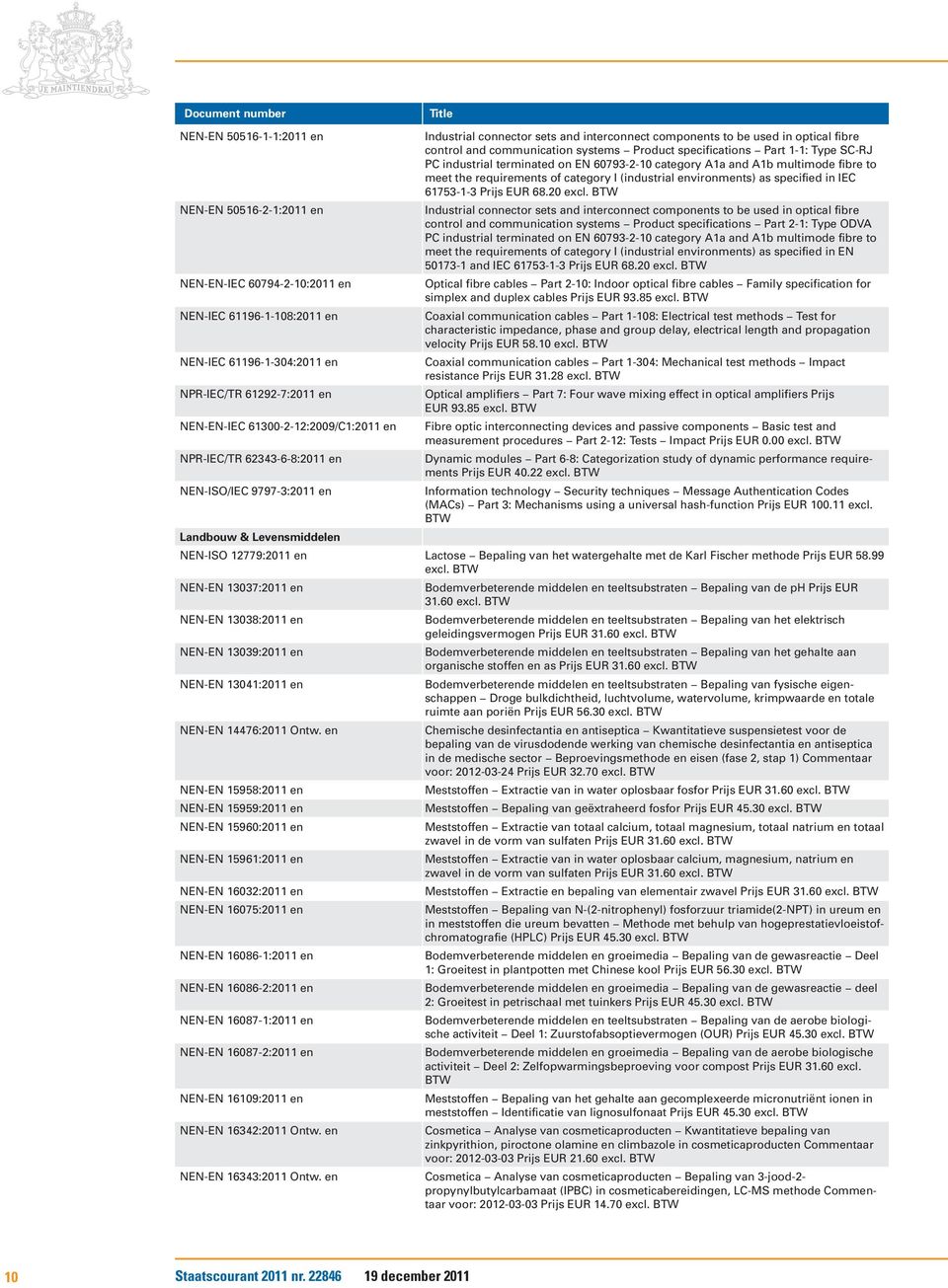 systems Product specifications Part 1-1: Type SC-RJ PC industrial terminated on EN 60793-2-10 category A1a and A1b multimode fibre to meet the requirements of category I (industrial environments) as