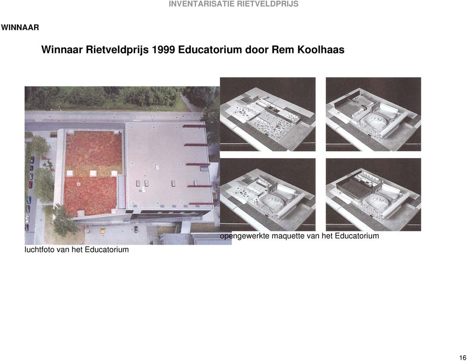 luchtfoto van het Educatorium