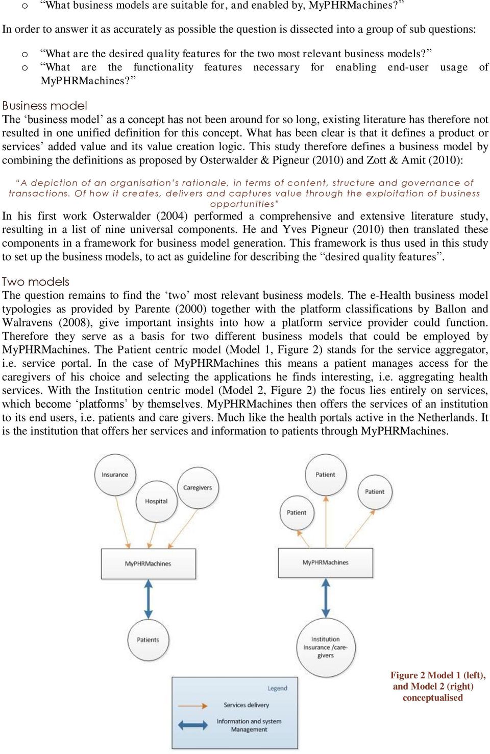 o What are the functionality features necessary for enabling end-user usage of MyPHRMachines?