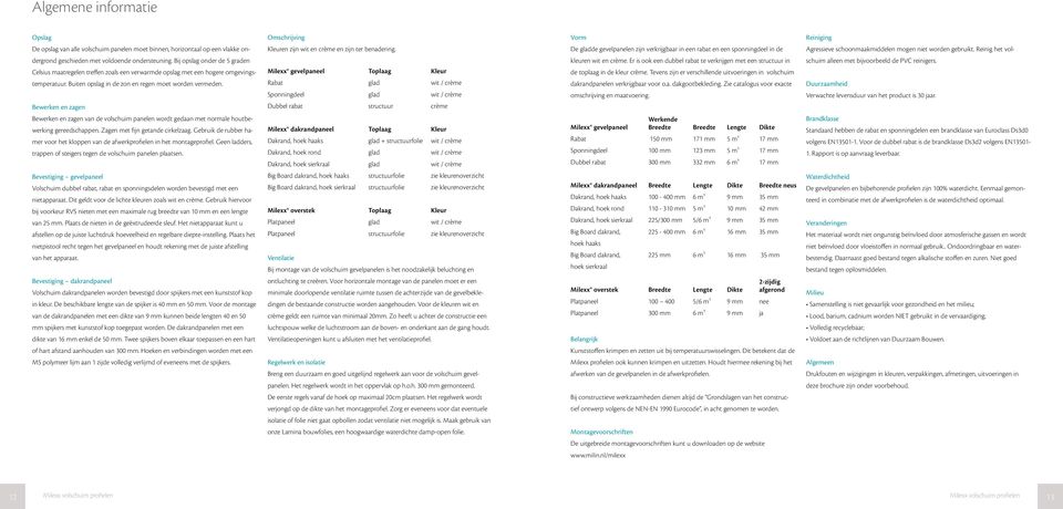 Bewerken en zagen Bewerken en zagen van de volschuim panelen wordt gedaan met normale houtbewerking gereedschappen. Zagen met fijn getande cirkelzaag.