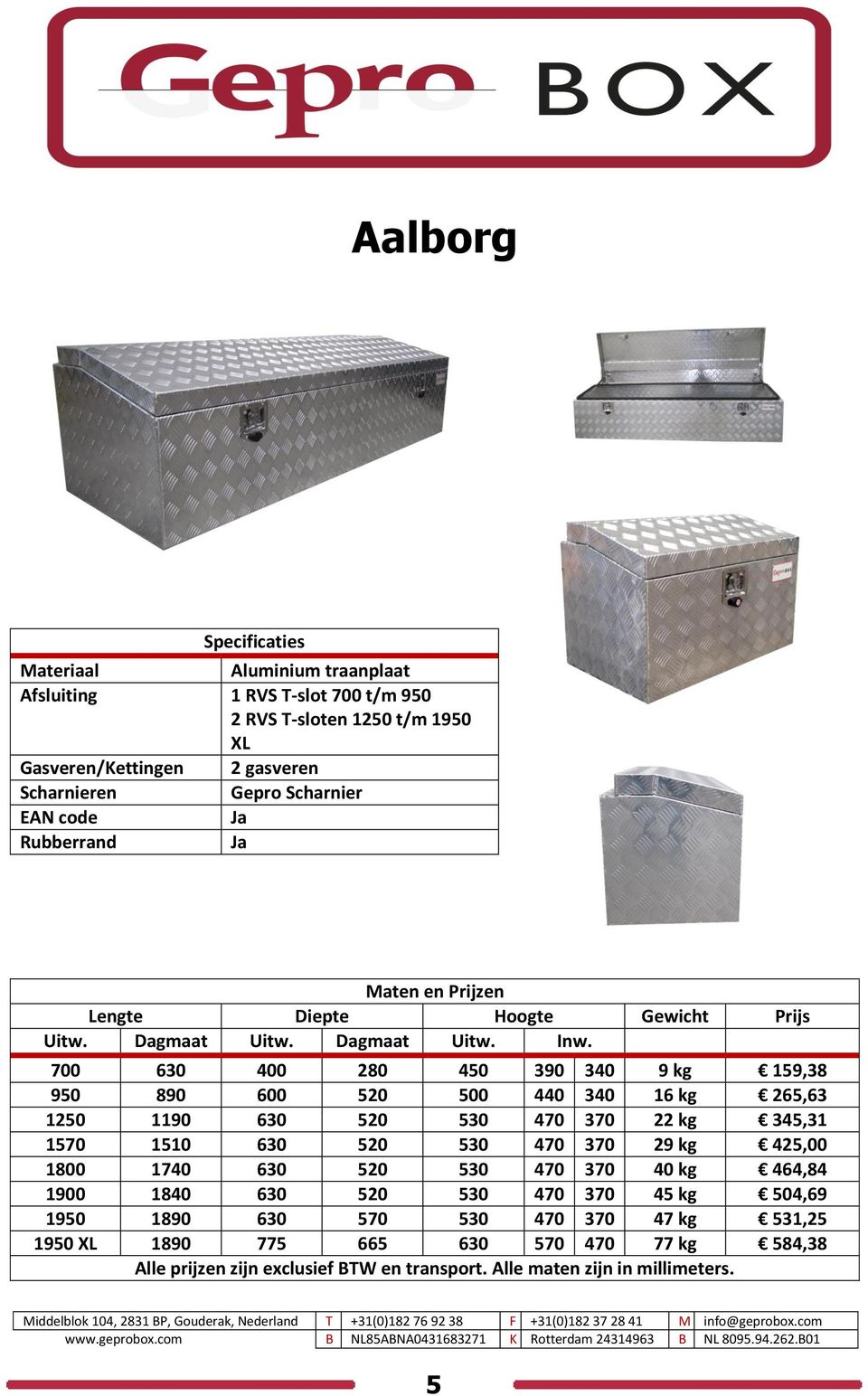 700 630 400 280 450 390 340 9 kg 159,38 950 890 600 520 500 440 340 16 kg 265,63 1250 1190 630 520 530 470 370 22 kg 345,31 1570