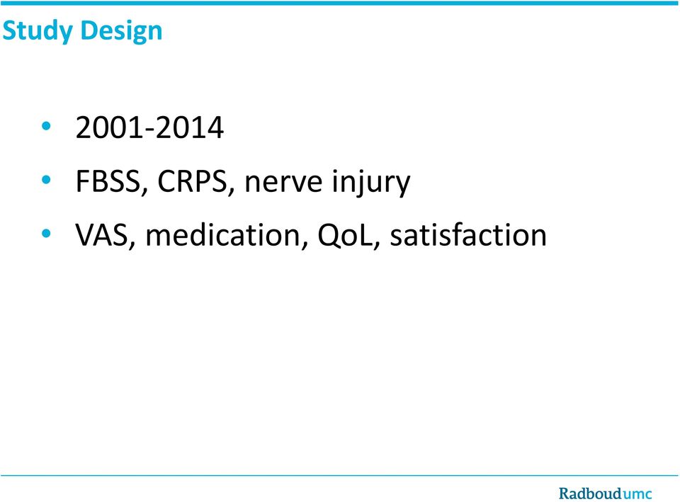 CRPS, nerve injury
