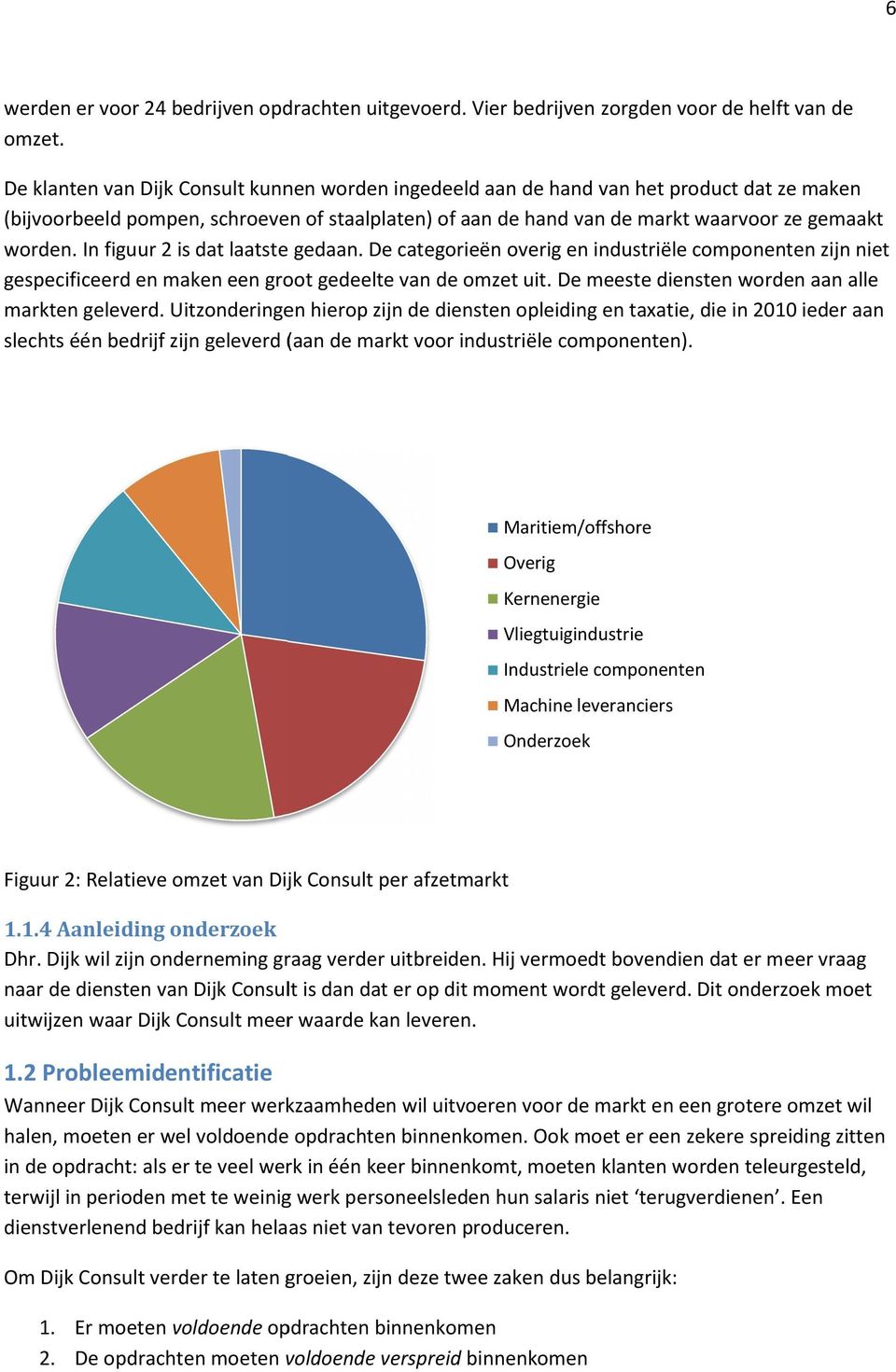 In figuur 2 is dat laatste gedaan. De categorieën overig en industriële componenten zijn niet gespecificeerd en maken een groot gedeelte van de omzet uit.