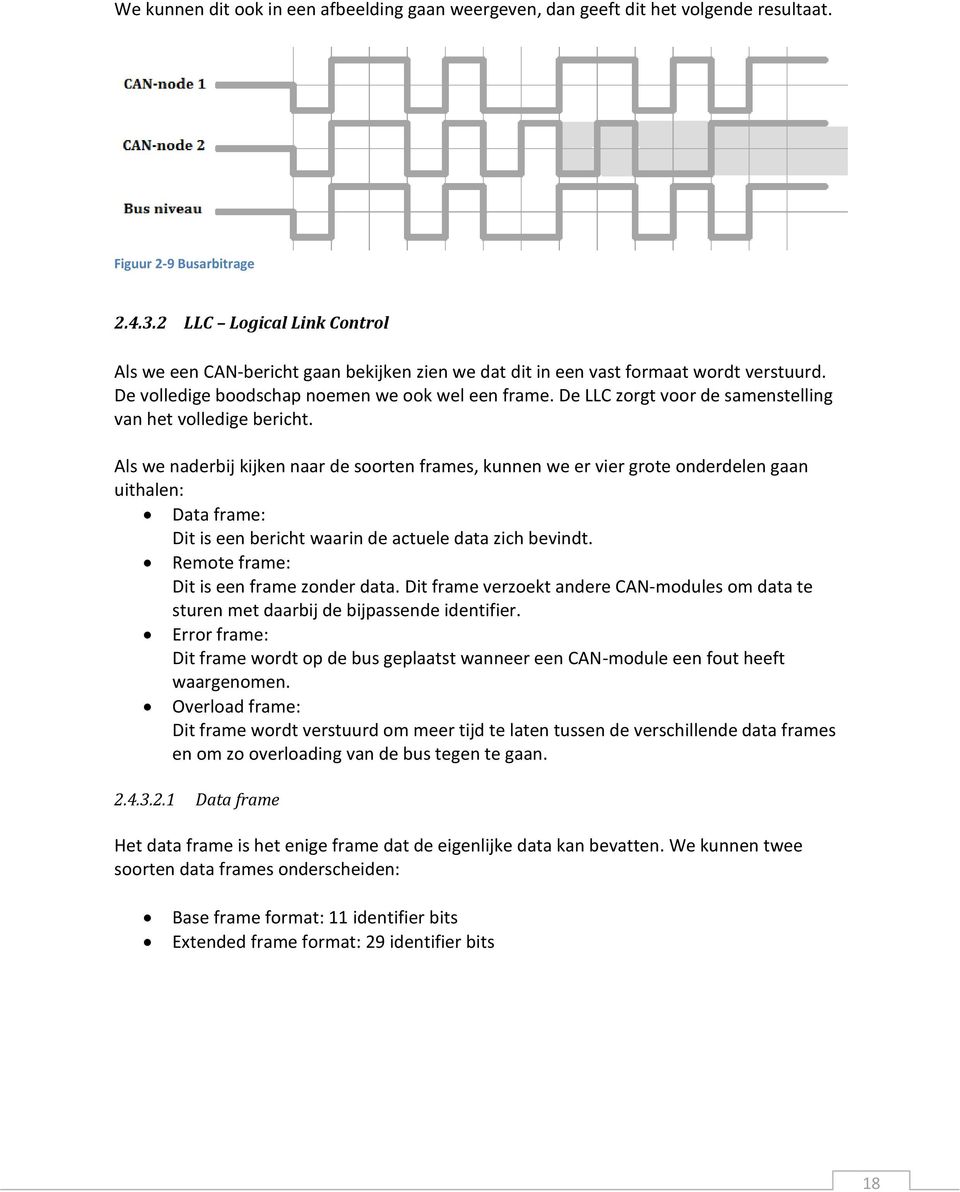 De LLC zorgt voor de samenstelling van het volledige bericht.