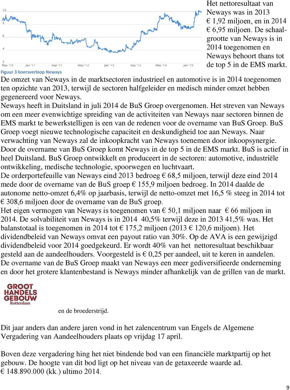 hebben gegenereerd voor Neways. Neways heeft in Duitsland in juli 2014 de BuS Groep overgenomen.