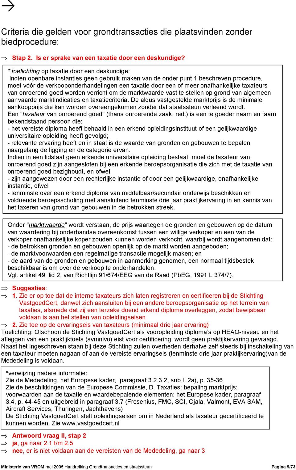 onafhankelijke taxateurs van onroerend goed worden verricht om de marktwaarde vast te stellen op grond van algemeen aanvaarde marktindicaties en taxatiecriteria.