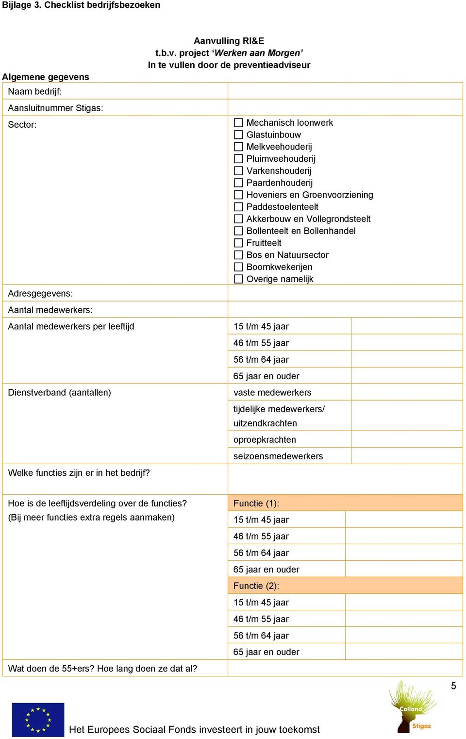 zijn er in het bedrijf? Aanvu