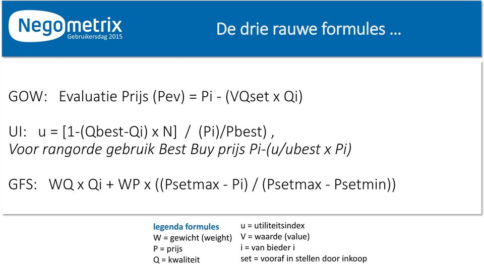 x Qi + WP x ((Psetmax - Pi) / (Psetmax - Psetmin)) legenda formules W = gewicht (weight) P =