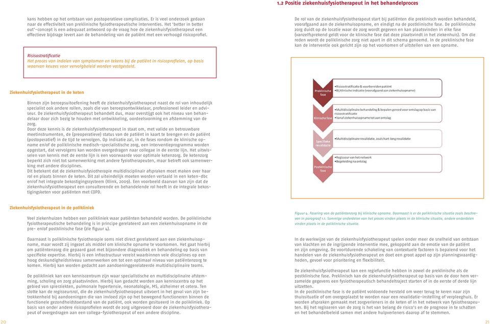 Het better in better out -concept is een adequaat antwoord op de vraag hoe de ziekenhuisfysiotherapeut een effectieve bijdrage levert aan de behandeling van de patiënt met een verhoogd risicoprofiel.