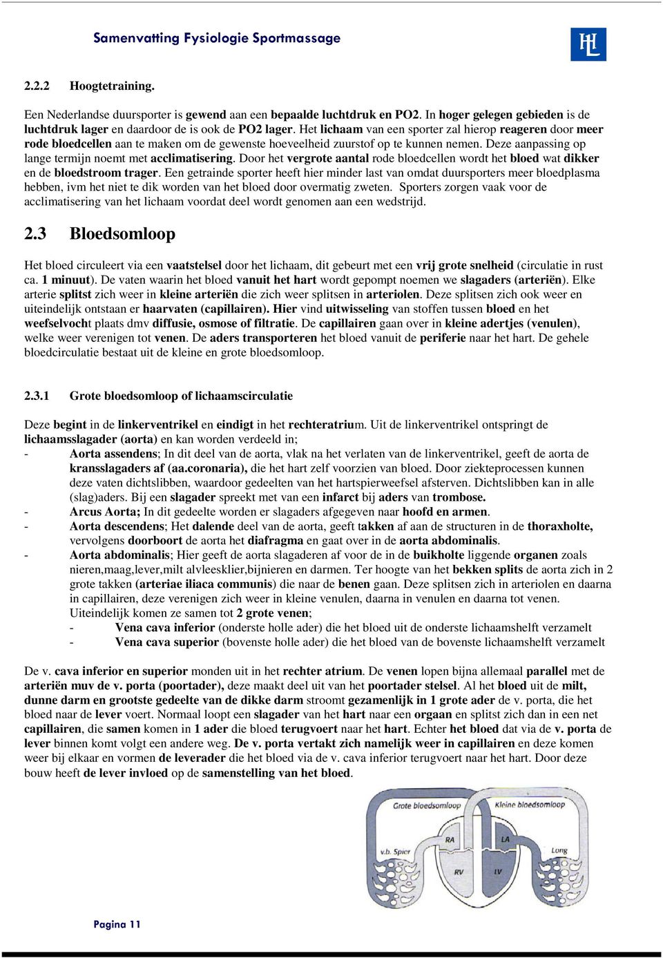 Deze aanpassing op lange termijn noemt met acclimatisering. Door het vergrote aantal rode bloedcellen wordt het bloed wat dikker en de bloedstroom trager.