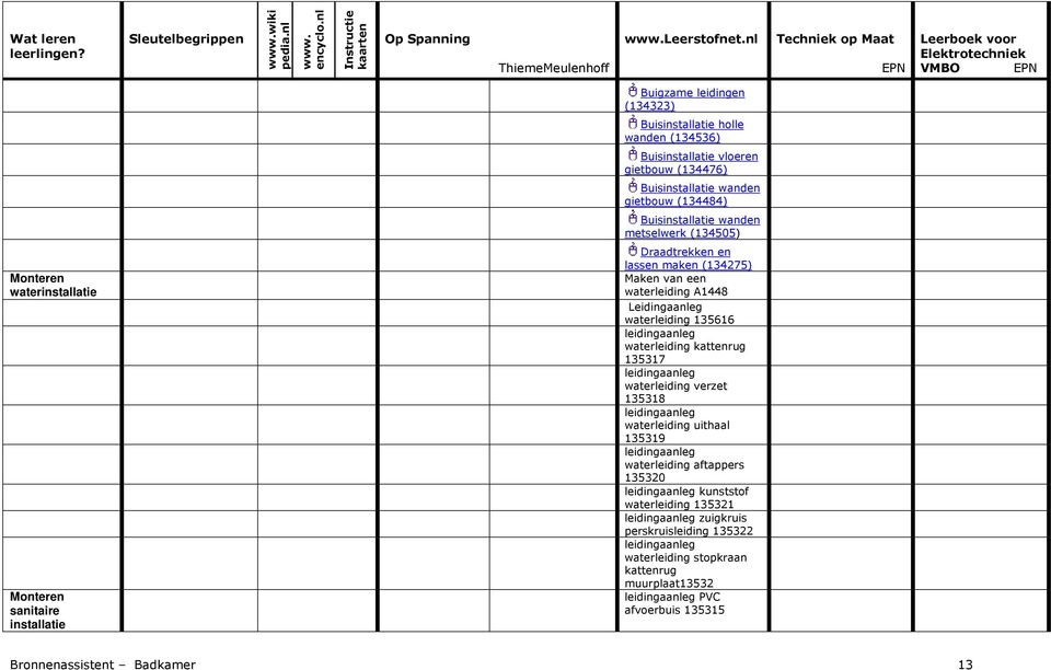 leidingaanleg waterleiding kattenrug 135317 leidingaanleg waterleiding verzet 135318 leidingaanleg waterleiding uithaal 135319 leidingaanleg waterleiding aftappers 135320 leidingaanleg