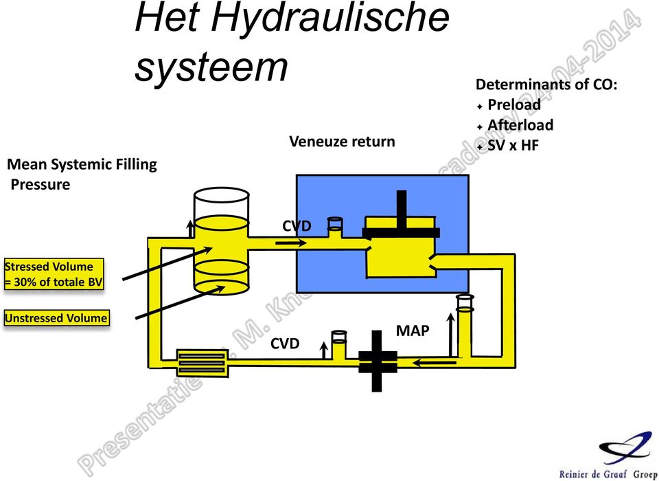 of CO: Preload Afterload SV x HF CVD Stressed