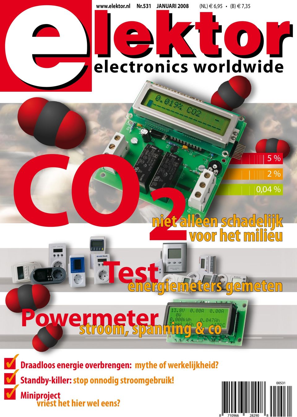 % alleen schadelijk voor het milieu Powermeter stroom, spanning & co Draadloos