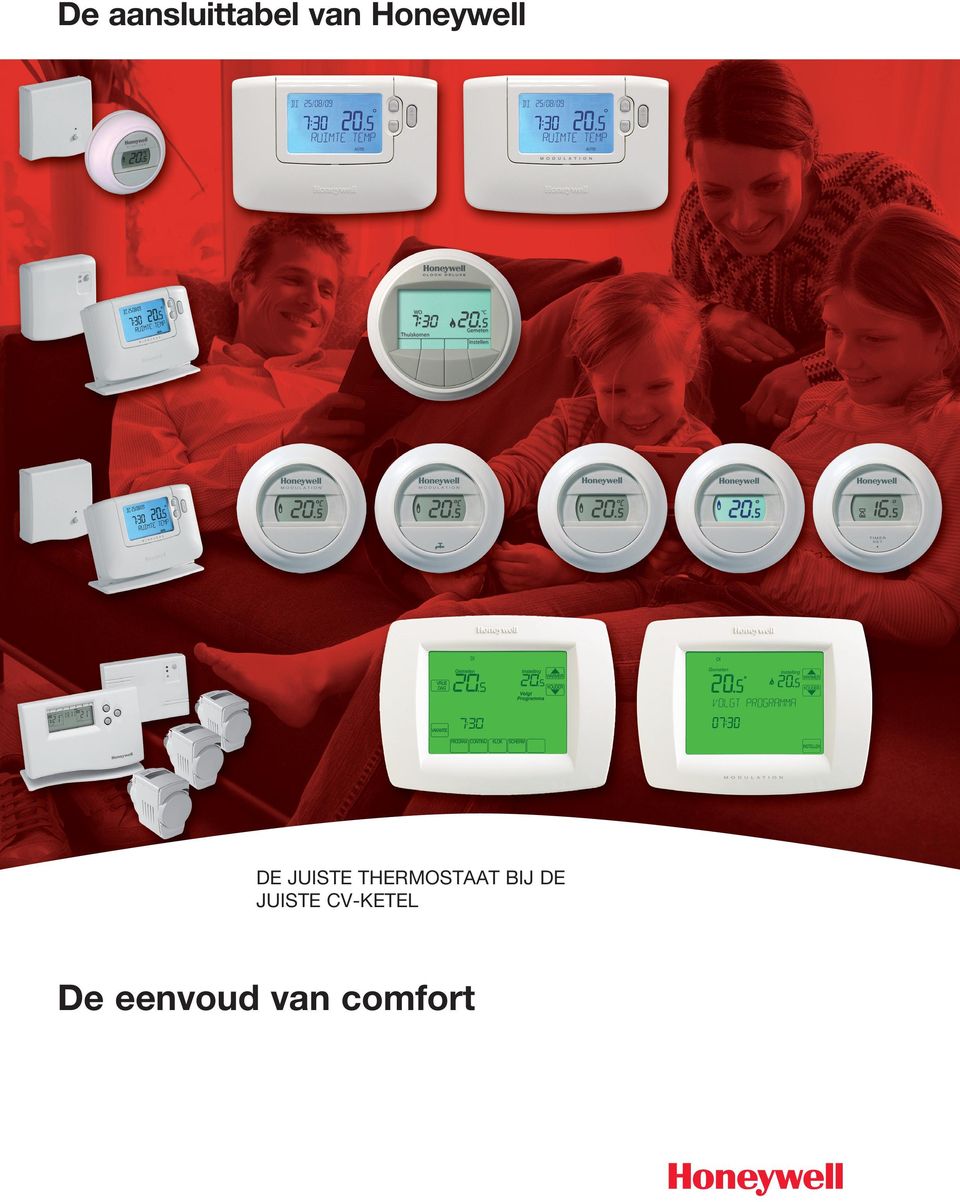 Honeywell DE JUISTE THERMOSTAAT