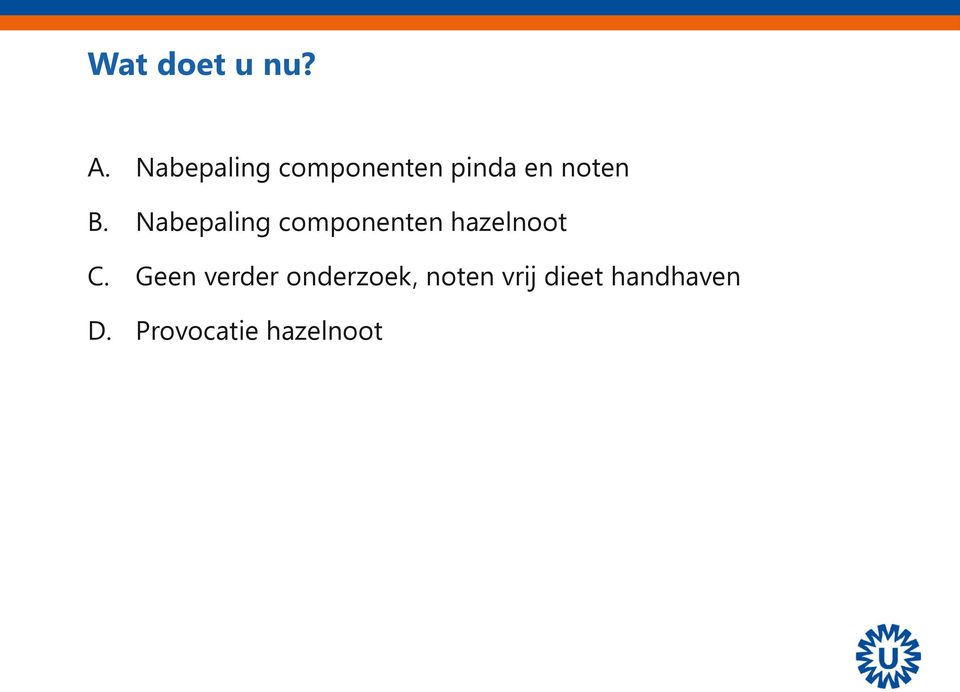 Nabepaling componenten hazelnoot C.