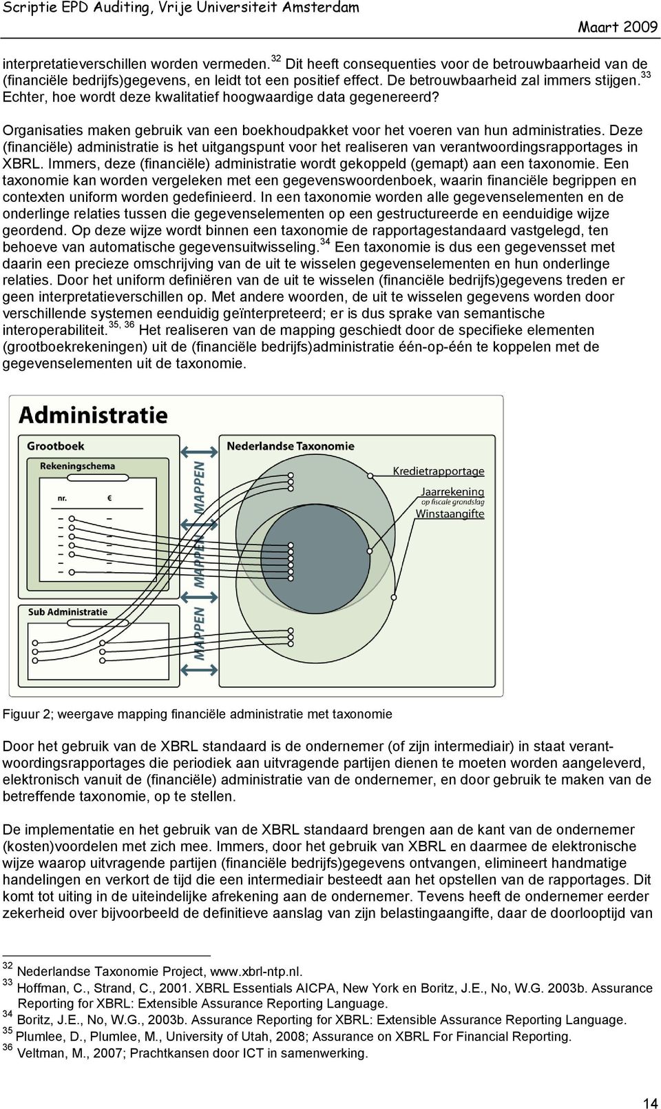 Deze (financiële) administratie is het uitgangspunt voor het realiseren van verantwoordingsrapportages in XBRL. Immers, deze (financiële) administratie wordt gekoppeld (gemapt) aan een taxonomie.