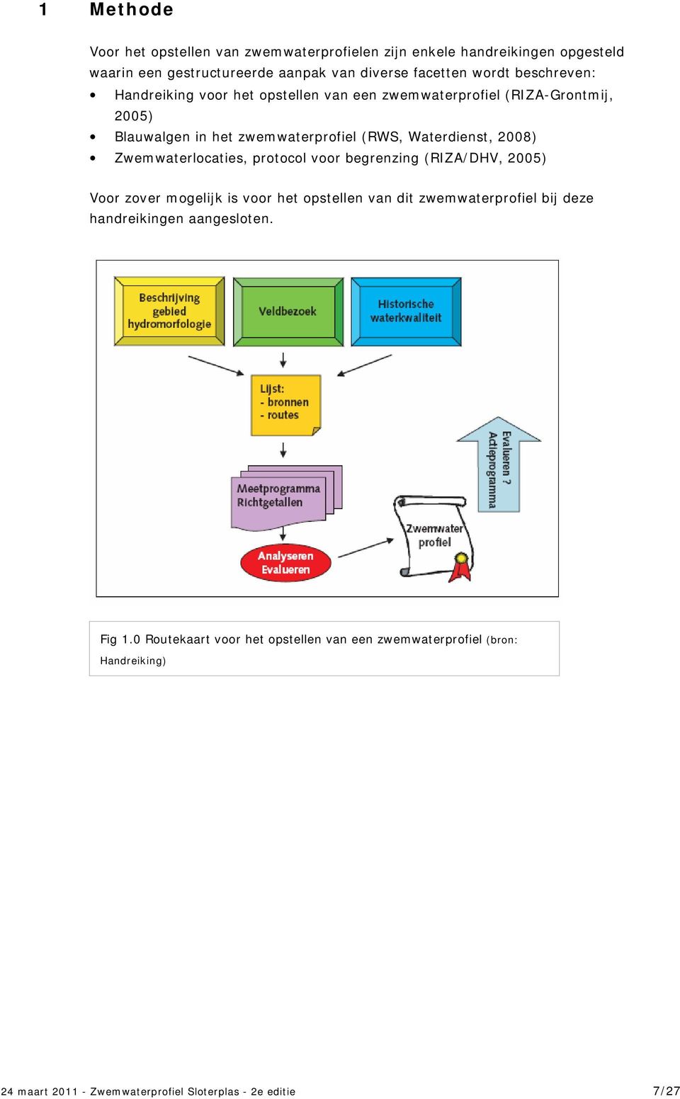 Zwemwaterlocaties, protocol voor begrenzing (RIZA/DHV, 2005) Voor zover mogelijk is voor het opstellen van dit zwemwaterprofiel bij deze handreikingen