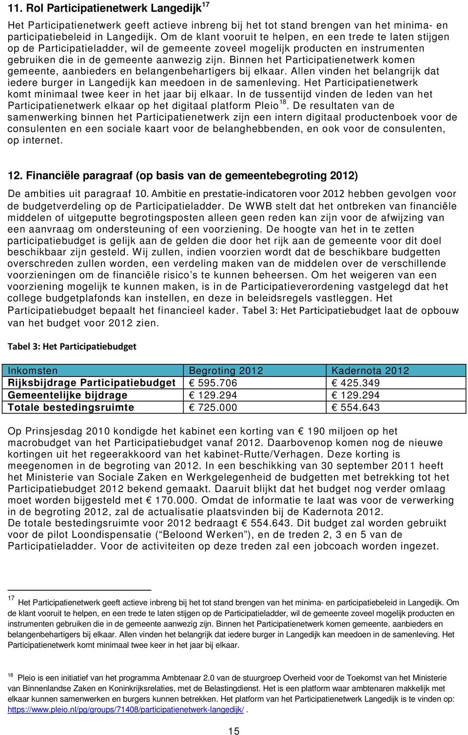 Binnen het Participatienetwerk komen gemeente, aanbieders en belangenbehartigers bij elkaar. Allen vinden het belangrijk dat iedere burger in Langedijk kan meedoen in de samenleving.