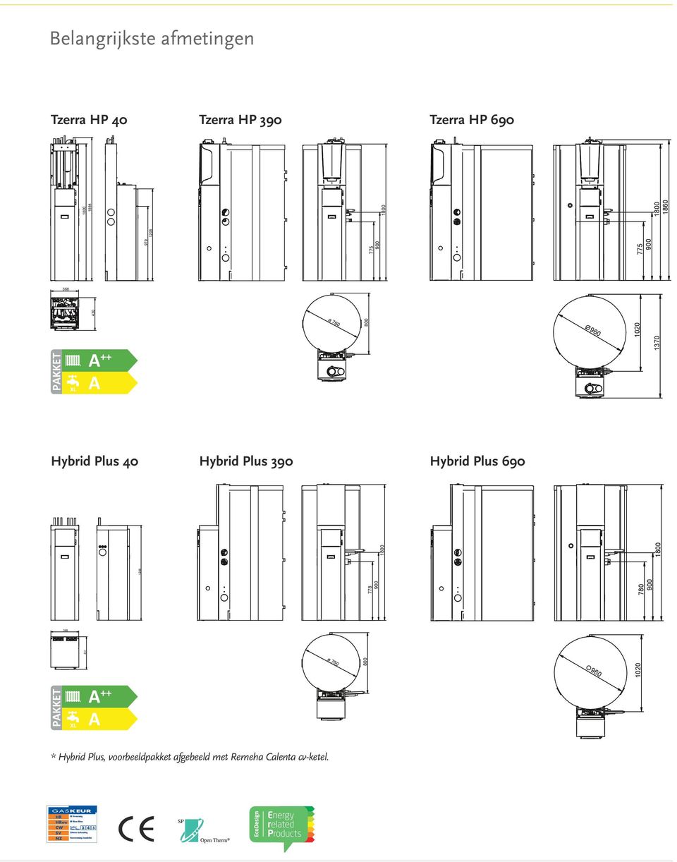 40 Hybrid Plus 390 Hybrid Plus 690 368 800 431 778 900 780 900 1256 ø 760 O960