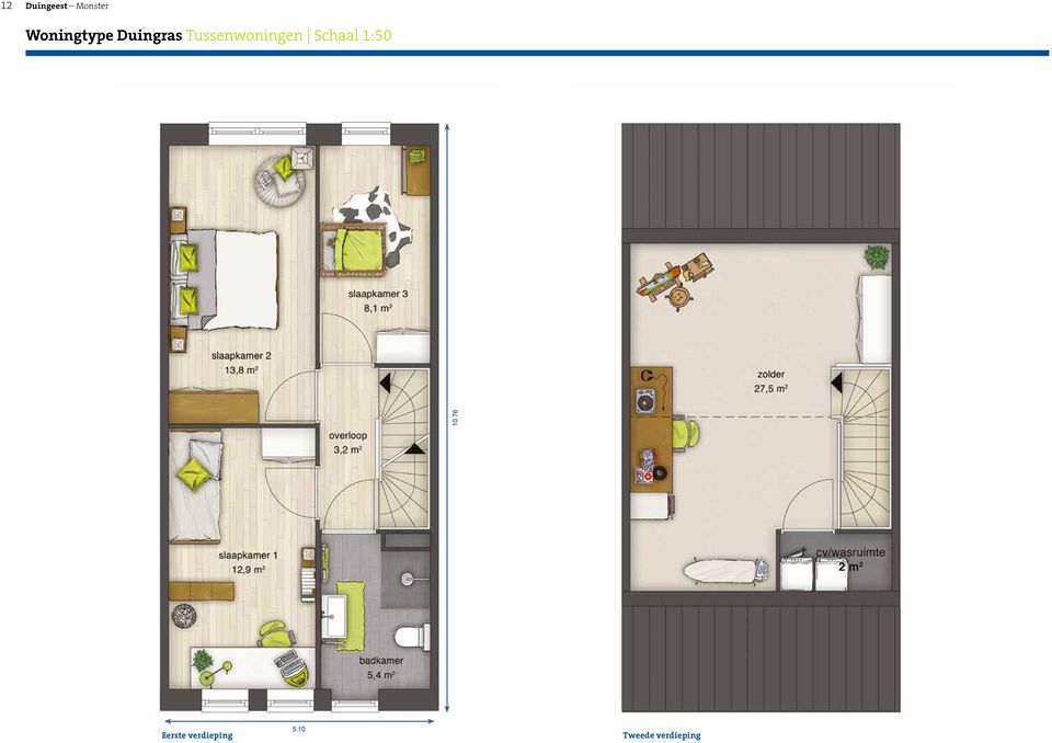 Tussenwoningen Schaal 1:50