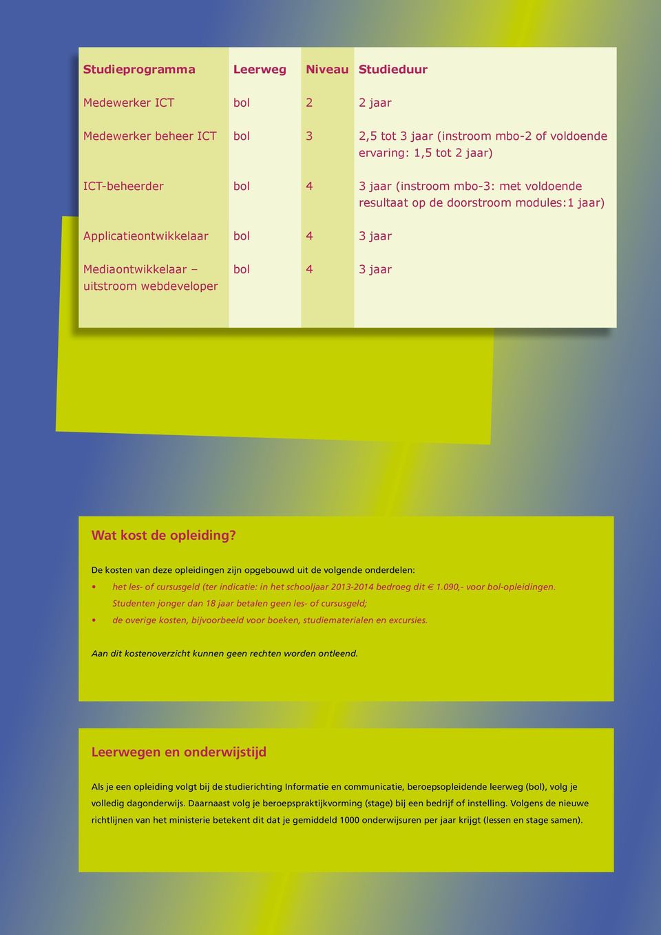 TELEFOONS CO ANALYTISC Wat kost de opleiding?