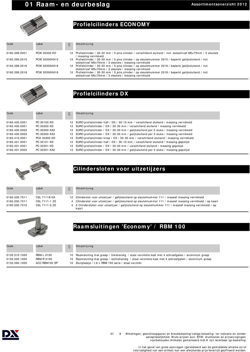 stelschroef M5x70mm / 3 sleutels / messing vernikkeld 60.399.28 PCW 30300KA18 12 Profielcilinder / 30-30 mm / 5 pins cilinder / op sleutelnummer 28 / beperkt gelijksluitend / incl.